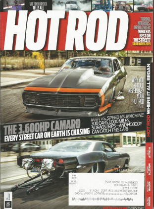 HOT ROD 2016 FEB - HOT ROD DRAG WEEK SPECIAL, JEFF LUTZ vs TOM BAILEY